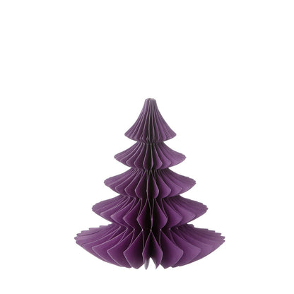 Papieren kerstboom - verschillende kleuren (16 cm)