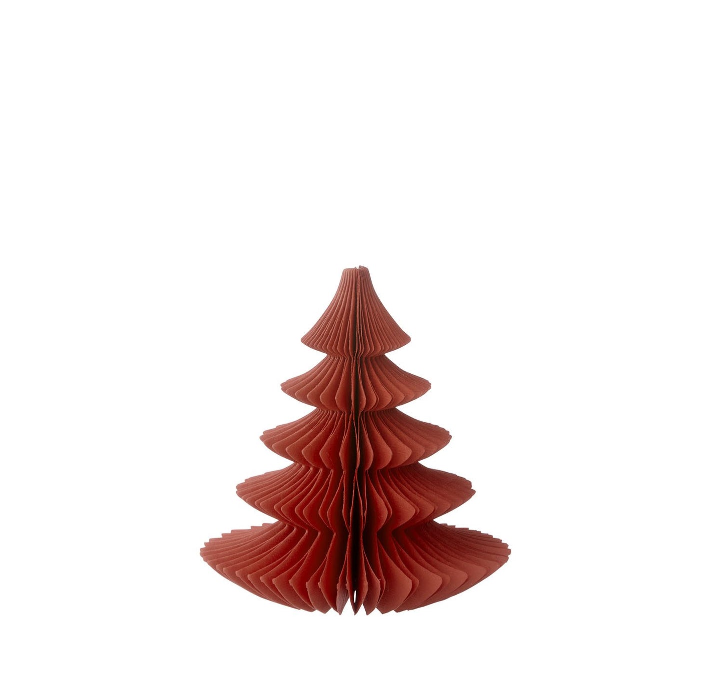 Papieren kerstboom - verschillende kleuren (16 cm)